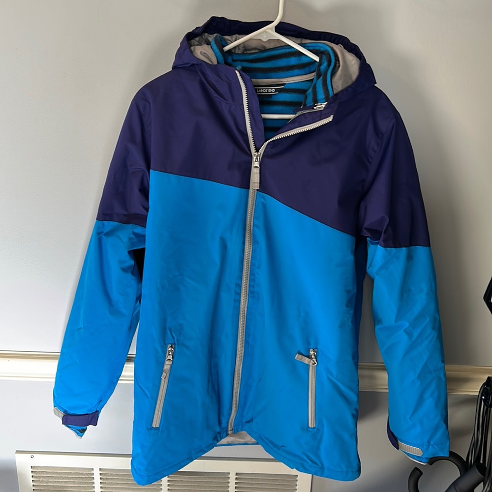 Youth XL 3 and 1 Lands End Jacket
